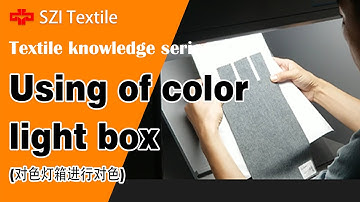 2021vFabric color |Color light box to check the fabric color using D65/UV Color matching light box