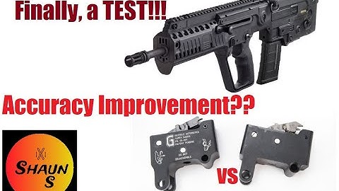 Accuracy TEST - Giessele vs Stock Tavor X95 Trigger