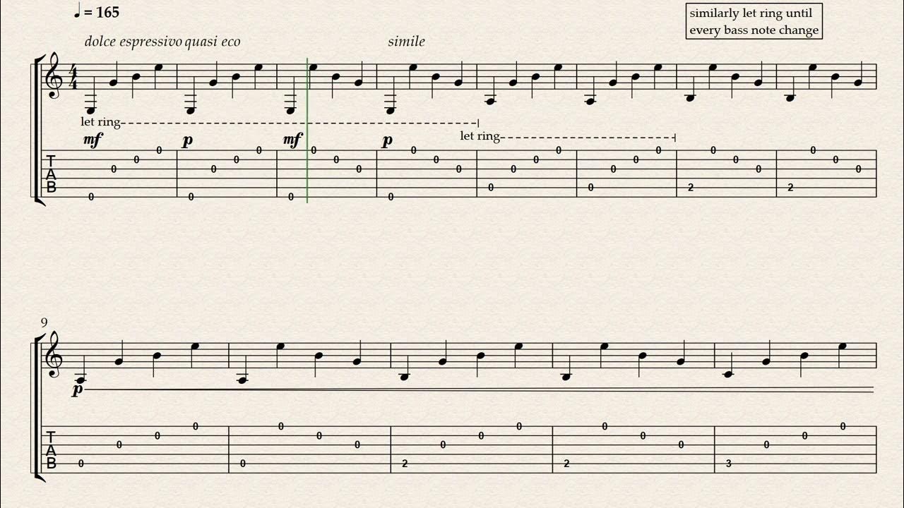 "Open Strings" Easy Guitar Study no.1 Antonios Koundourakis YouTube