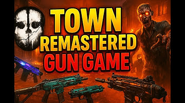 Gun Game on Town Remastered Zombies! (BO3 Custom Map)