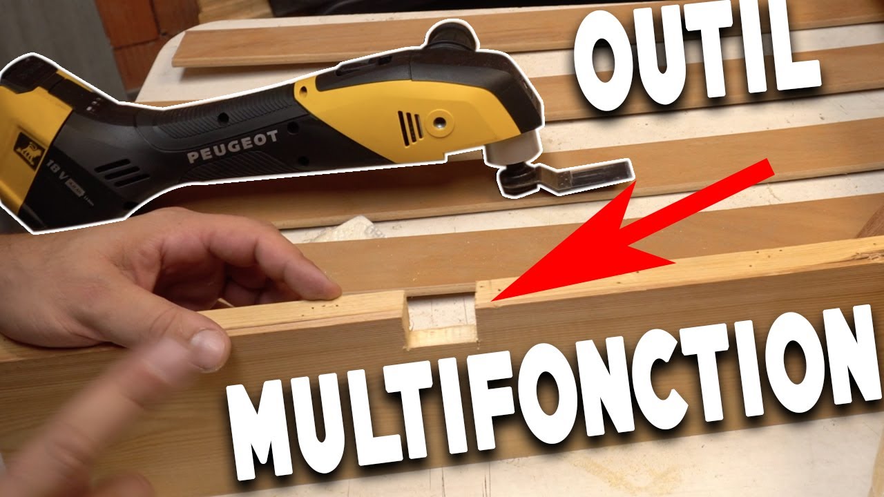 Le seul outil à posséder, c'est celui-là : L'outil multifonctions 18V (poncer, scier etc.)