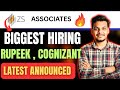 Biggest Hirings Announced | ZS , Cognizant, Rupeek | Grow Hiring Interns | 2026, 2025 Batch|Freshers