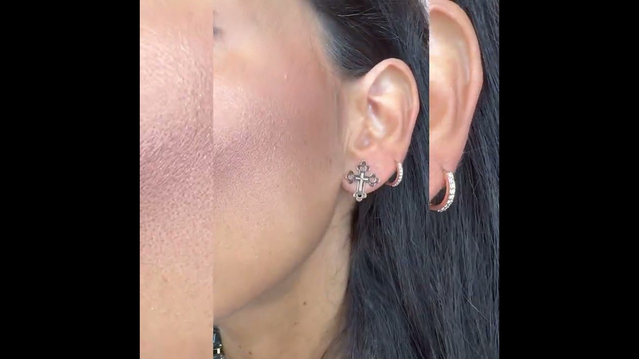 ORECCHINI AL LOBO MATRIX ORO ROSA E PERLA SWAROVSKI - Vendita Online - Linea Gesualdi
