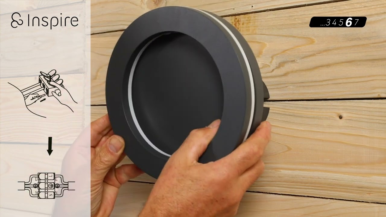 Aplica LED exterior Tossa, 820 lumeni, 4000 K, IP54