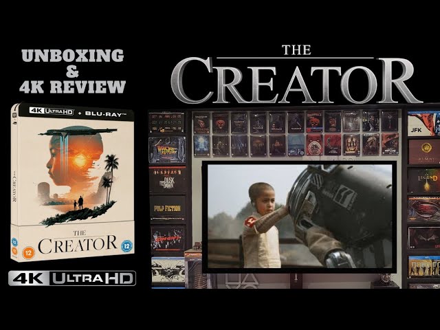 The Creator 4k Ultra HD Bluray Steelbook Unboxing & 4k Review