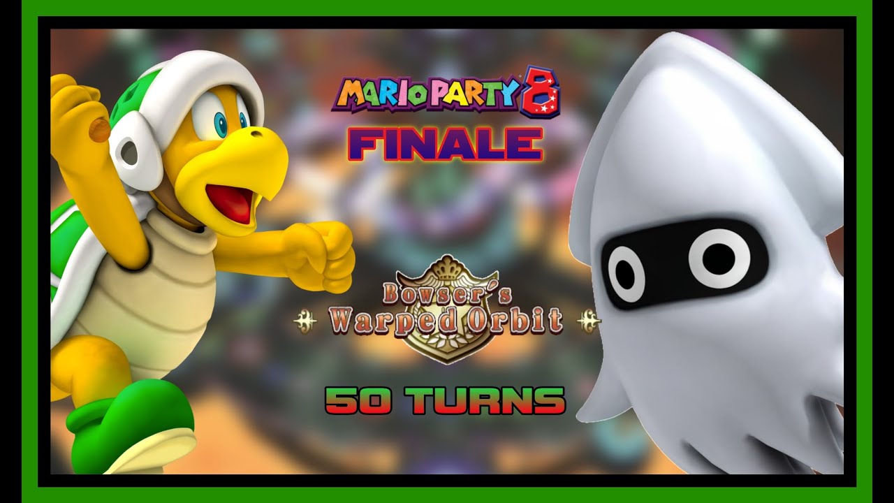 Mario Party 8 (FINALE) - Bowser's Warped Orbit (50 Turns) - Everyone is Bowser #marioparty #wii