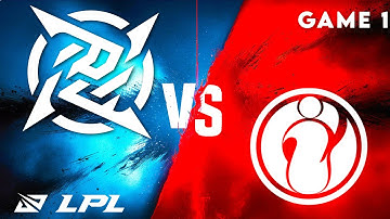 NIP vs IG Game 1 Highlights | LPL Split 1 2025 | Ninjas in Pyjamas vs Invictus Gaming by Onivia