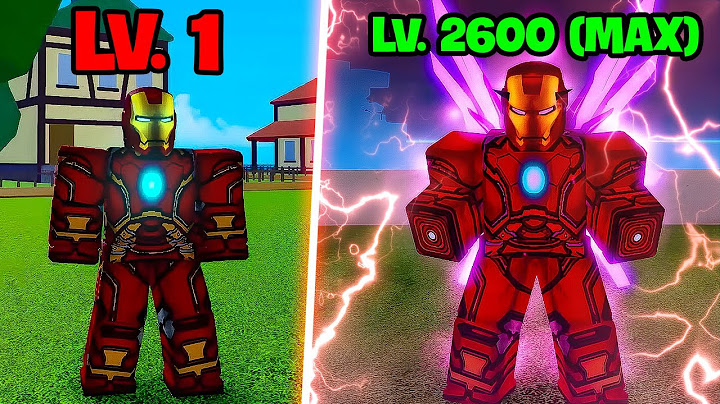 Level 1 to Max as Iron Man Using Rocket Fruit | Full Cyborg Race V4