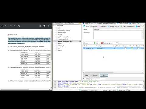 Data Base Task 02 |How to Create Tables | 1st Year | Java Institute| Amanda Jayasooriya