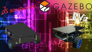 Ros Gazebo Rviz Visualization and modeling the robot