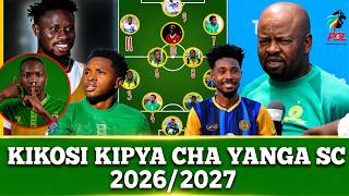 NEW YANGA SC SQUAD FOR THE 2026/2027 SEASON