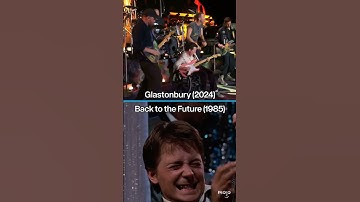 Thumbnail of Michael J Fox Performing With Coldplay On Stage