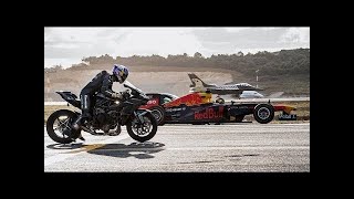 Cuộc so tài Xe Ninja Ninja H2R Vs F1 Vs F16 Máy bay phản lực Vs Siêu xe Vs PrivateJet screenshot 3