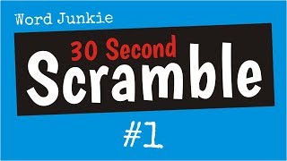 Can You Unscramble this Word in Time? | Game 1
