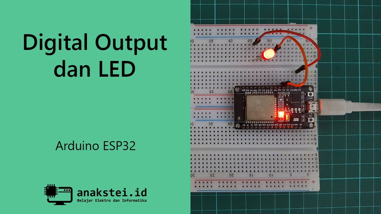 GPIO, Digital Output, LED, Rangkaian Active-High dan Active-Low - YouTube