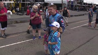 Frankie Muniz takes on the Tricky Triangle for the first time