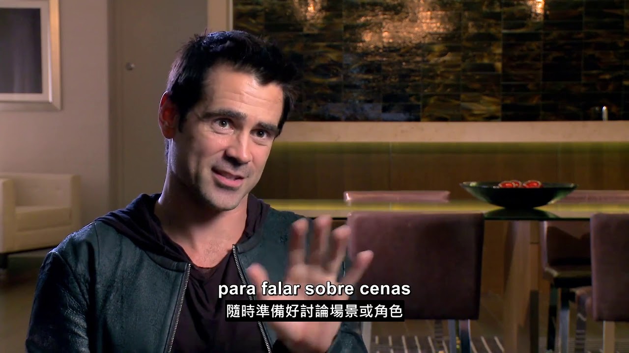 【中文字幕】【Solace/通靈神探】Colin Farrell talks about Anthony Hopkin
