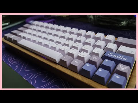GK64X WOOD 듀록 선플라워 타건 | GK64X WOOD Durock Sunflower Switches Typing Test | MV7