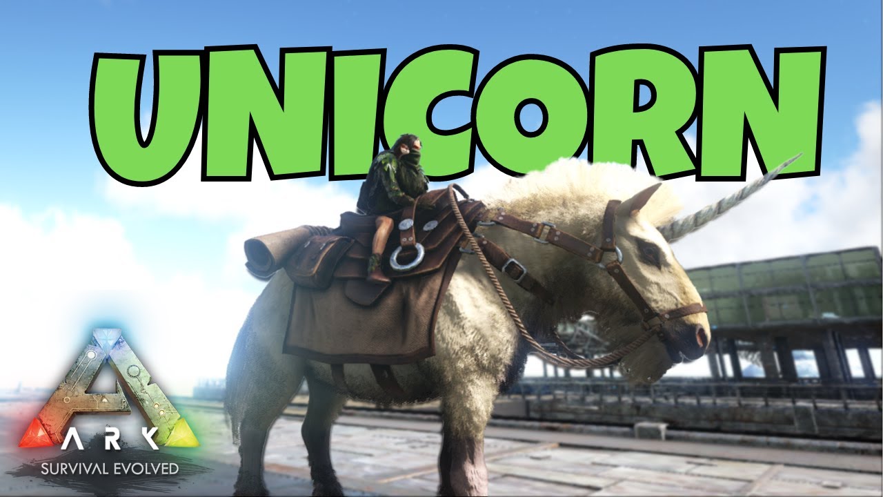 I Tame the Rarest Creature in ARK "UNICORN" Ark Survival Evolved 9 YouTube