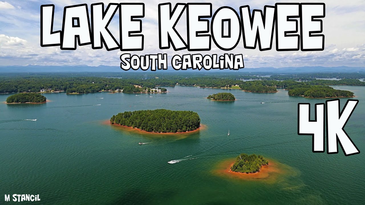 Lake Keowee, South Carolina 4K (DJI Mavic Air 2 Drone Footage) Popular