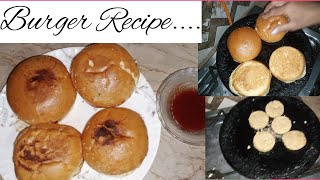 Anda Shami Burger Recipe/ Ande Wala Burger/Recipe By Cooking With Nargis