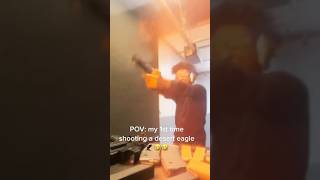 MY 1st TIME SHOOTING A DESERT EAGLE 🦅 🤯 #gun #switch #deserteagle #50AE