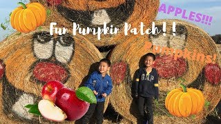 Fun at the Pumpkin Patch and Apple Orchard!!!