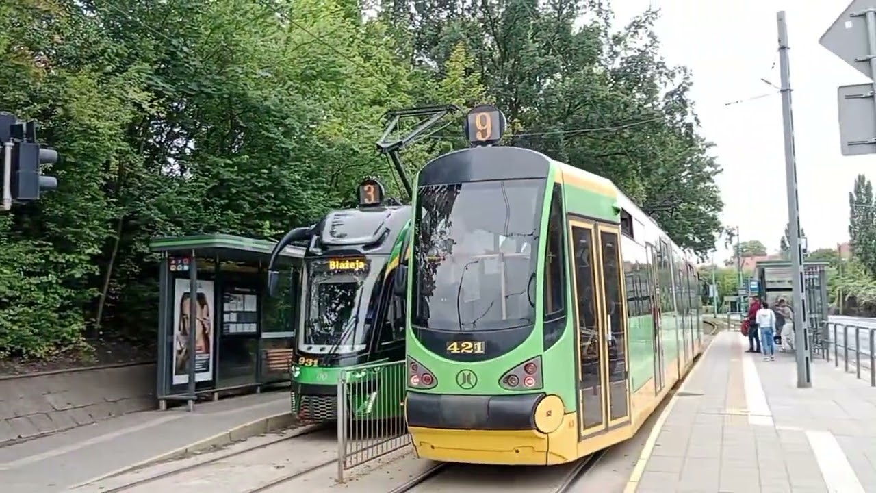 Tramwaje w Poznaniu.Lato 2024.