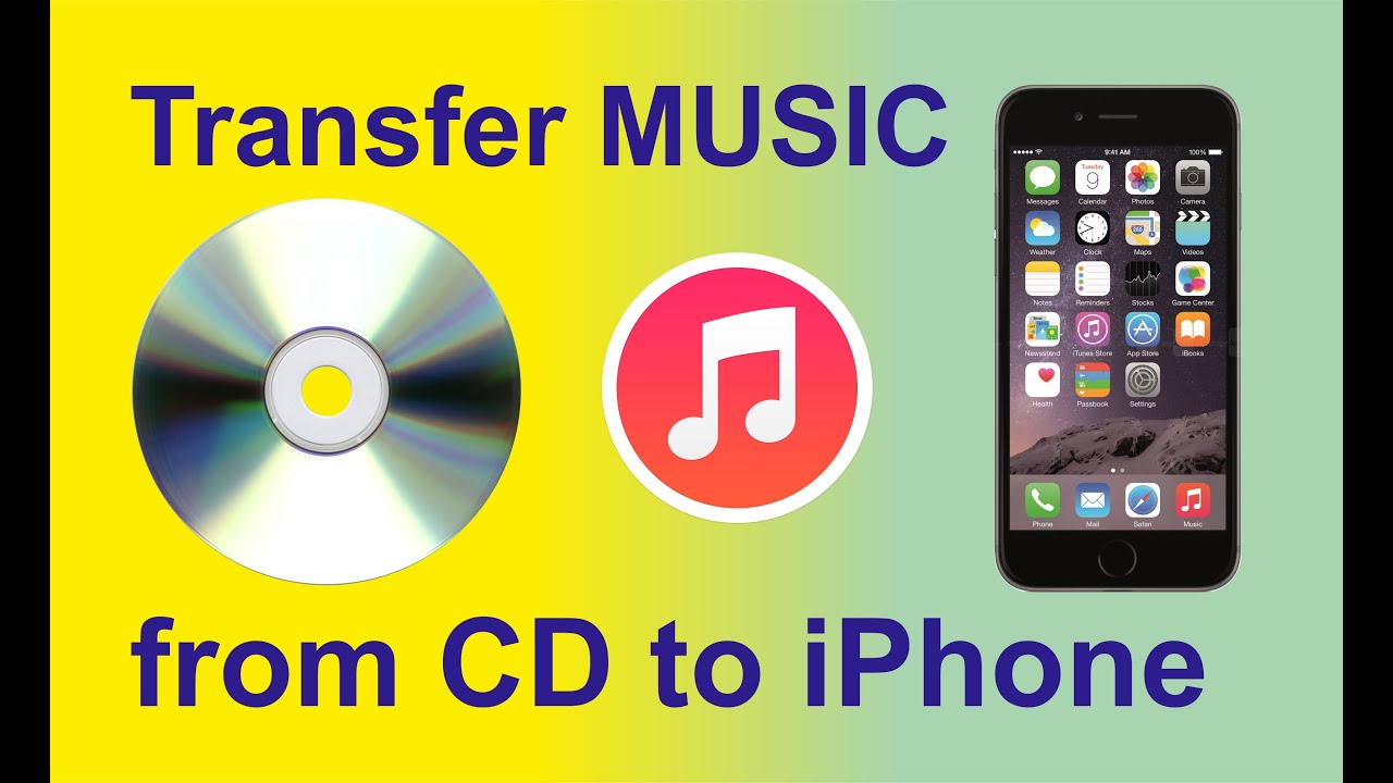 How To Transfer Music From Cd To Iphone Using Itunes Youtube