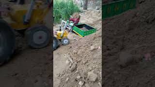 mitti loader fast work mitti load trolley #khetmein #shortvideo