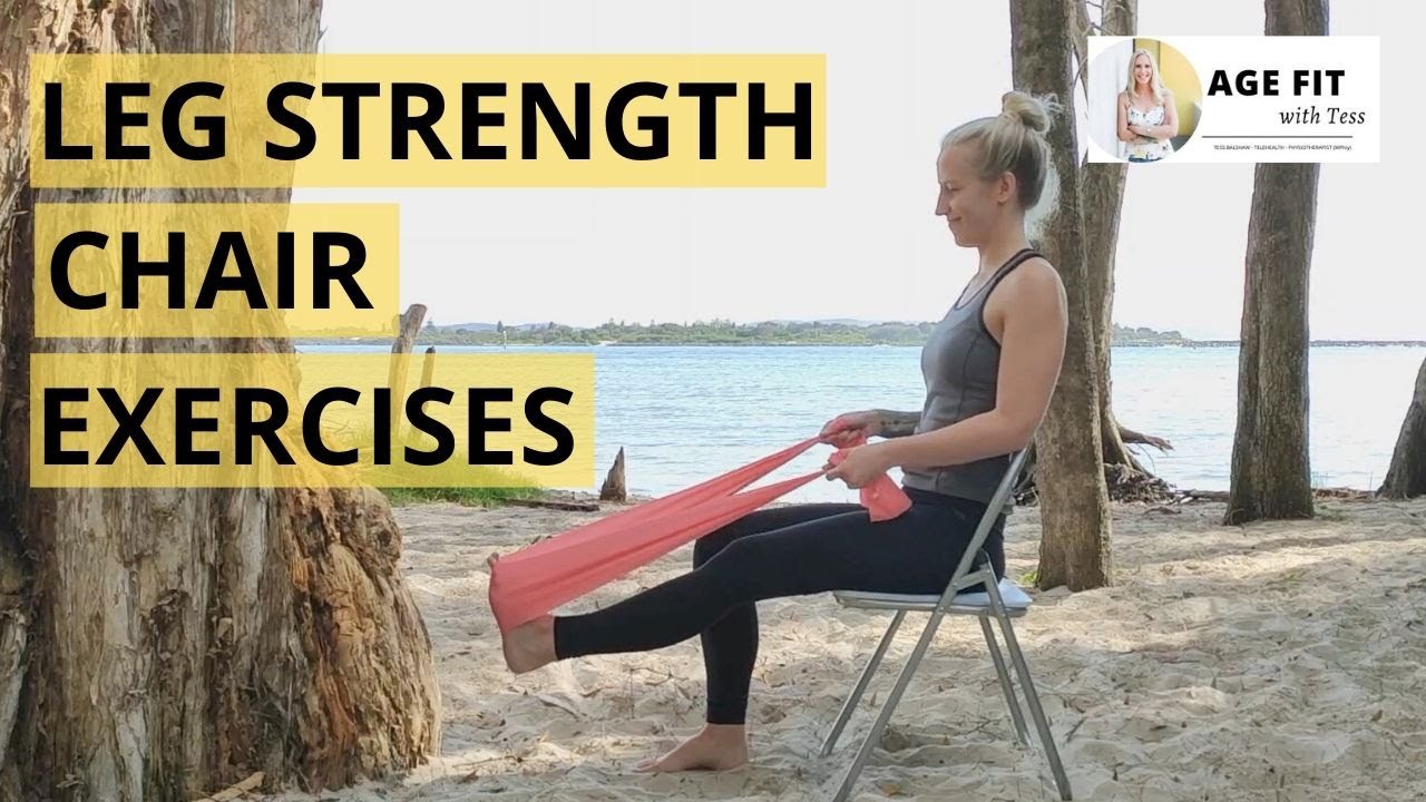 Chair Exercises Lower Body Strength Workout YouTube