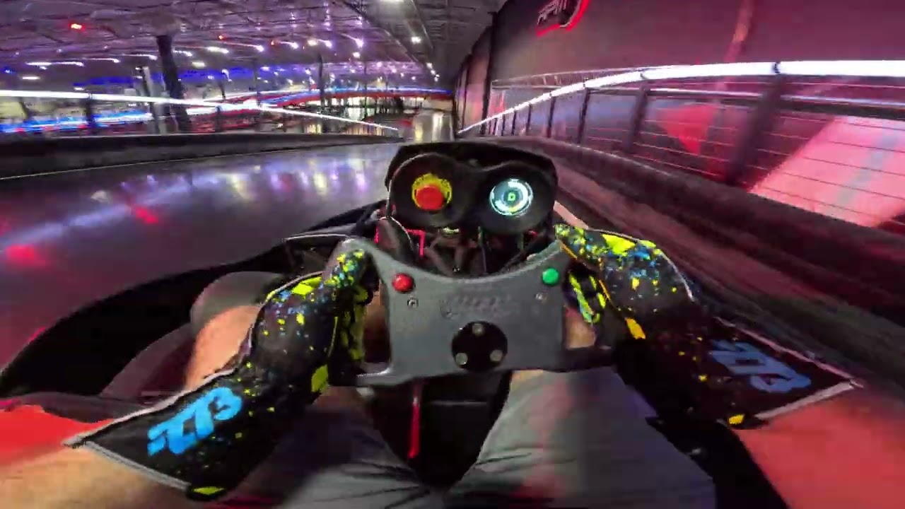 61.796 Mega Track PRO Speed 4 at RPM Raceway in Jersey City - FAST Indoor Go Kart Racing - 4K GoPro