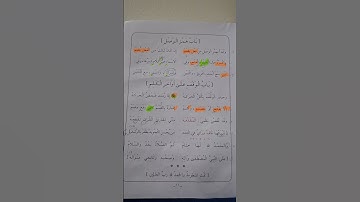 تلقين أبيات منظومة المقدمة ل محمد ابن الجزري في أحكام التجويد باب الوقف على اواخر الكلم