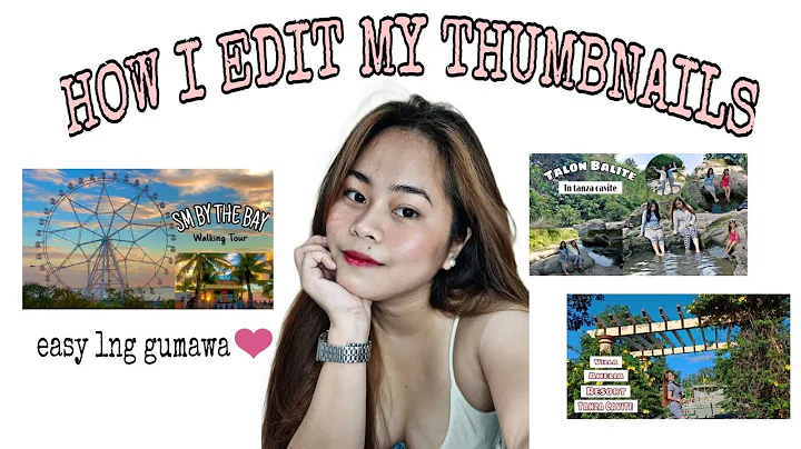 HOW I EDIT MY THUMBNAILS | Joann Enriquez