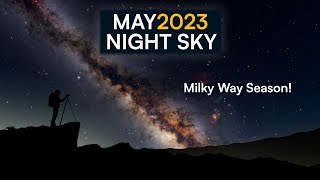 What&#39;s in the Night Sky May 2023 🌌 Lunar Eclipse | Eta Aquariid Meteor Shower | Manhattanhenge