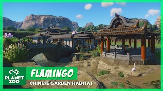 CHINESE GARDEN | Flamingo Habitat | Speed Build | Let's Play Planet Zoo | Banoa Zoo EP8