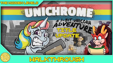 Unichrome: A 1-bit Unicorn Adventure Title Update Achievement/Trophy Walkthrough (Xbox/Playstation)