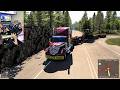 American Truck Simulator Forest Machinery Delivery 