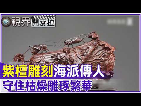 視界開麥拉】EP 39-5-2 紫檀雕刻海派傳人守住枯燥雕琢繁華‪@中天亞洲台‬
