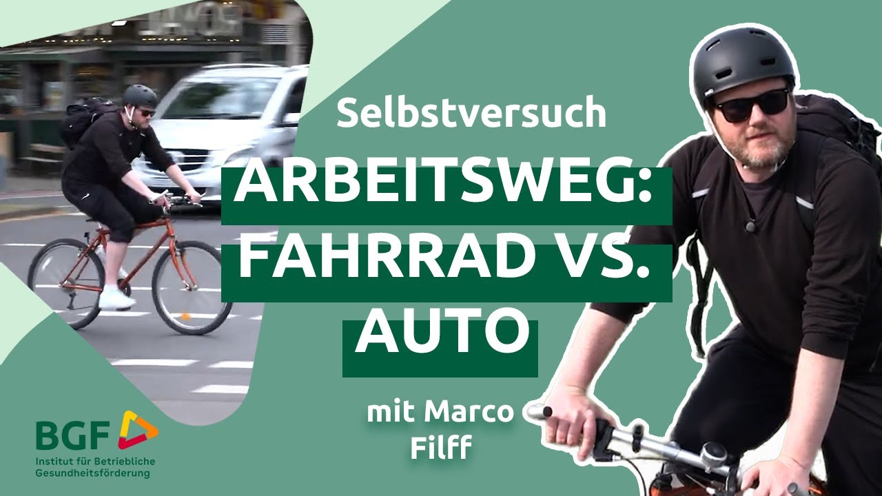 Mit dem Auto oder mit dem Fahrrad zur Arbeit? Zeit, Geld, Nerven – der Check
