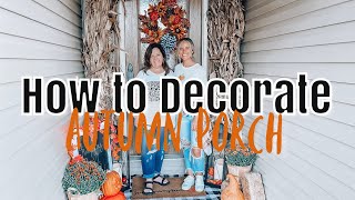 HOW TO DECORATE A BIG FRONT PORCH FOR FALL | Fall 2021