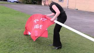 Ultra Feather Flag  with car foot