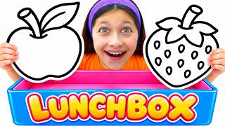 Angel's LunchBox | Learn Fruits & Vegetables for Toddlers | Healthy Foods