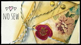 Easy Envelope Flip Book with Pocket  - Tutorial - Journal Ephemera