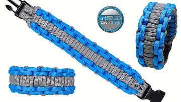 How to Make a Paracord Bracelet Chain Links Knot Tutorial DIY