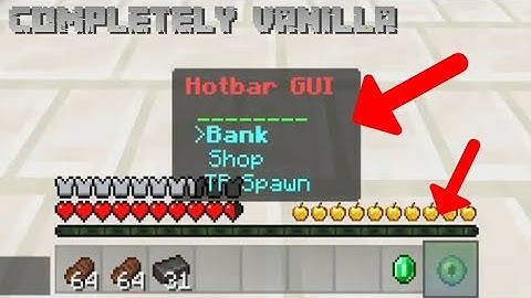 Minecraft Bedrock Edition Hotbar GUI Update!