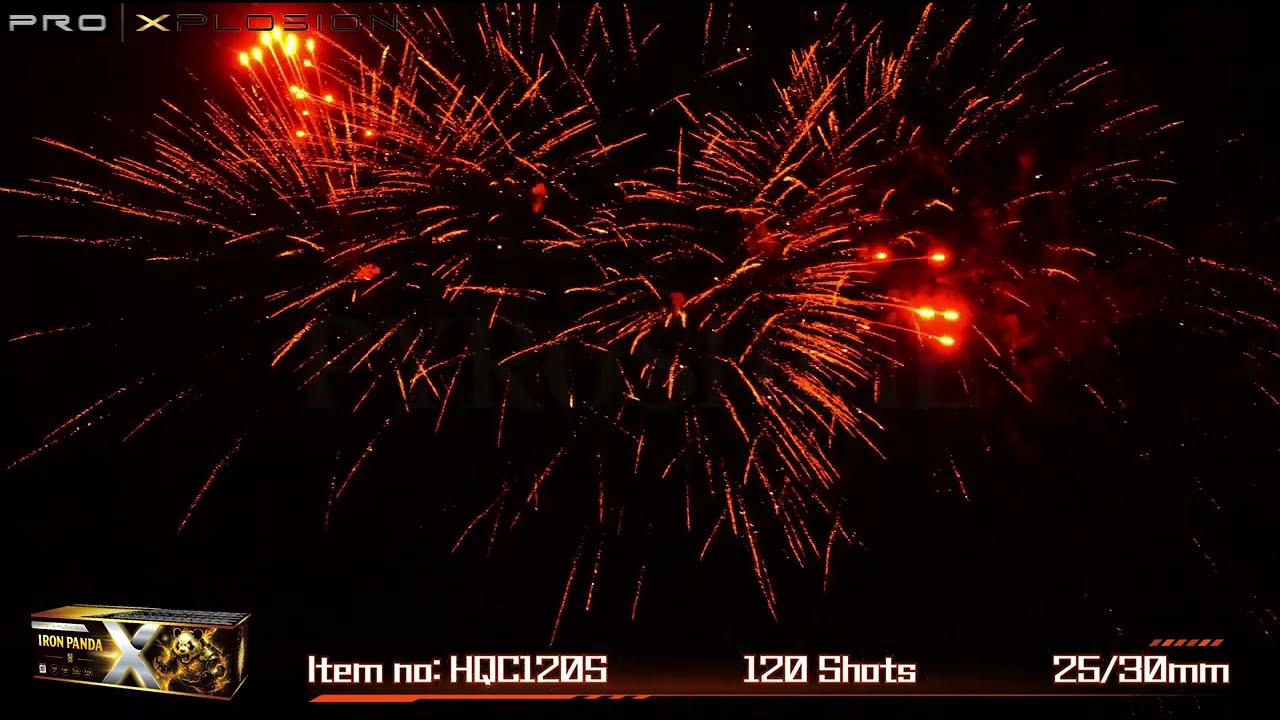 HQC120S-IRON PANDA 120 shot Combination