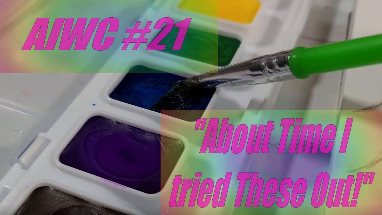 AIWC21 Crayola Watercolors Pans Review YouTube