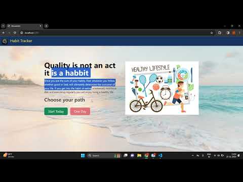 habit tracker application using node js  mvc pattern