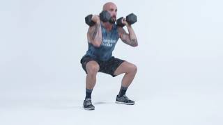 Alternating Dumbbell Thruster